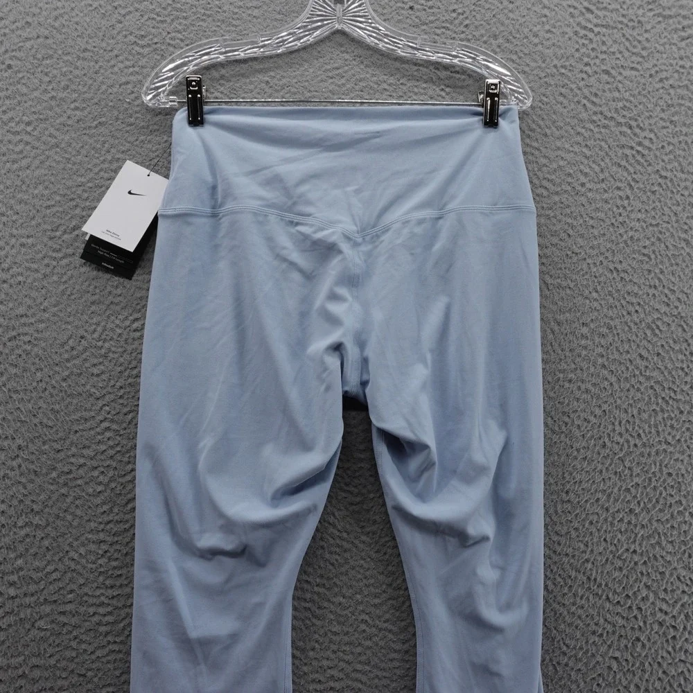 Nike Zenvy Gentle Support High Waisted‎ 7/8 Leggings Large Blue Women Active NWT